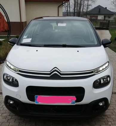 Citroen C3 cena 44900 przebieg: 65000, rok produkcji 2020 z Turek małe 67